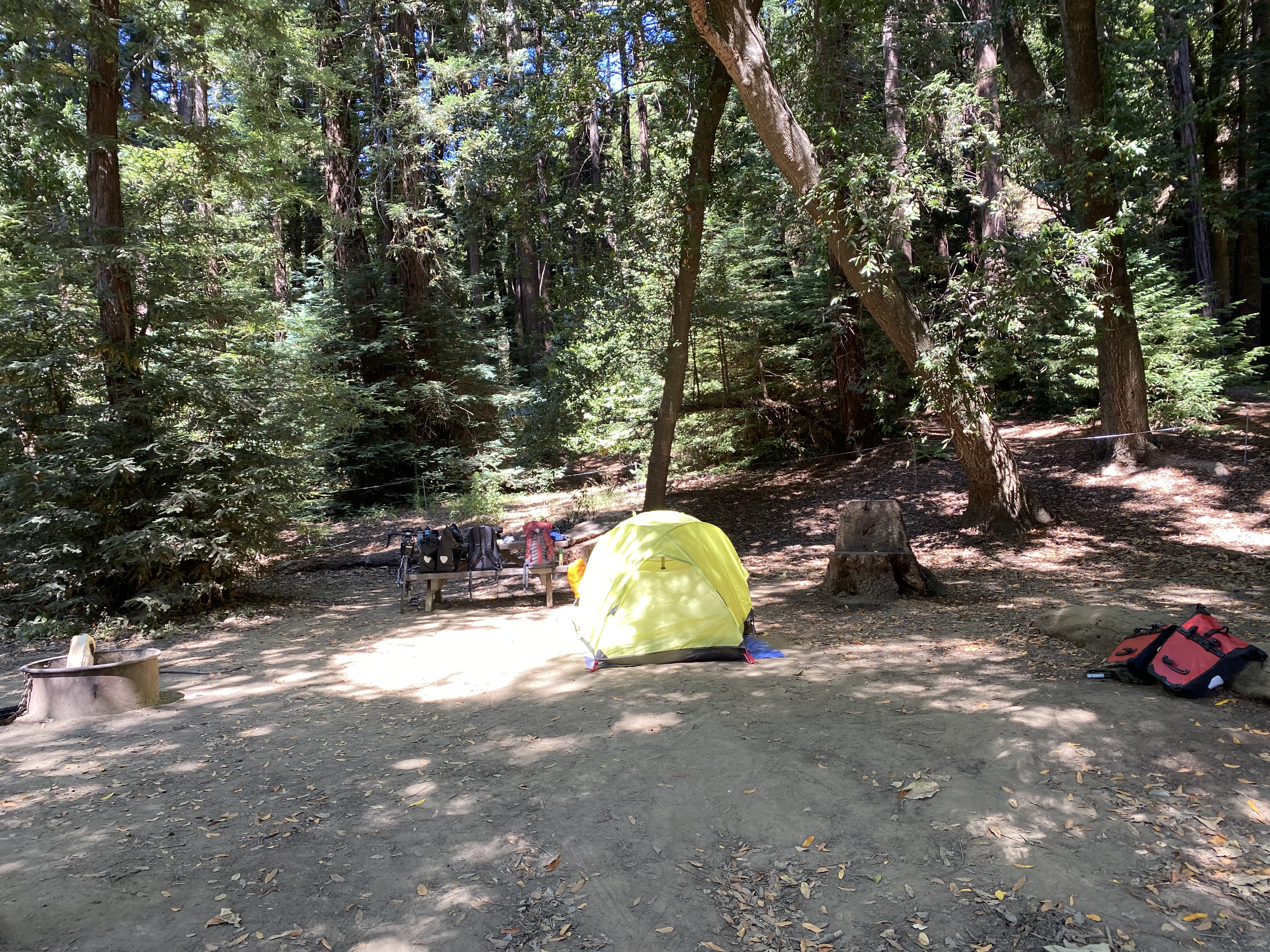Big Sur campsite