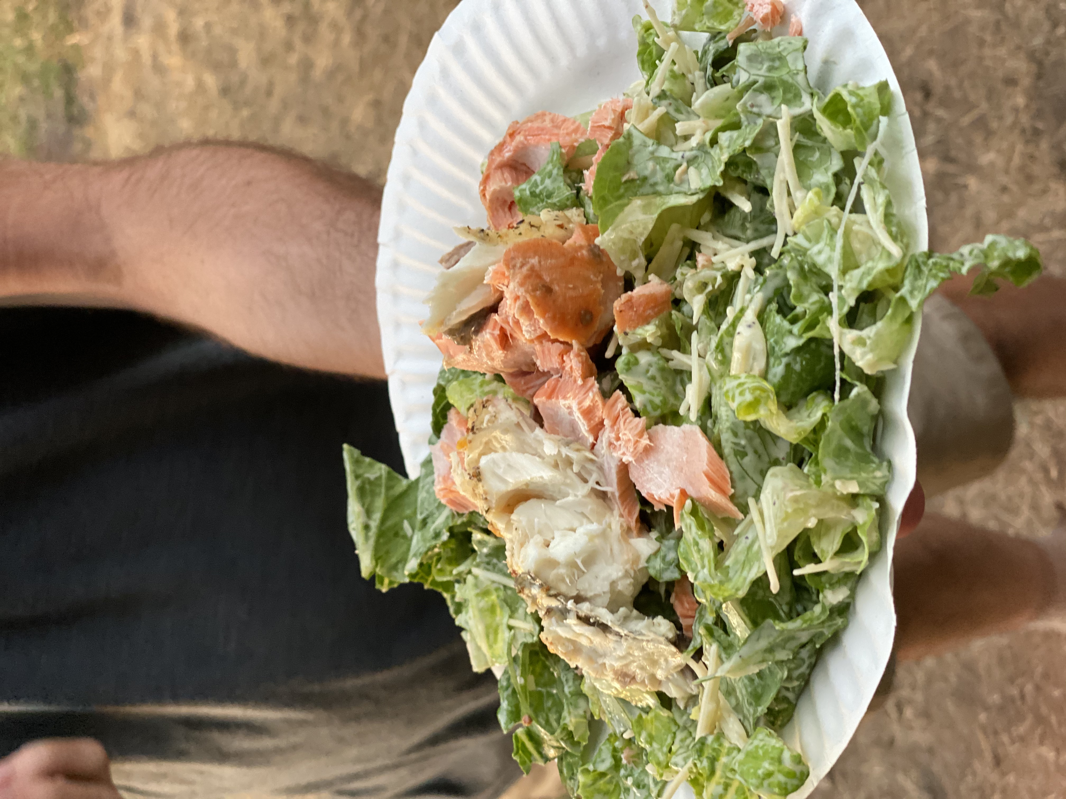 Salmon Caesar Salad